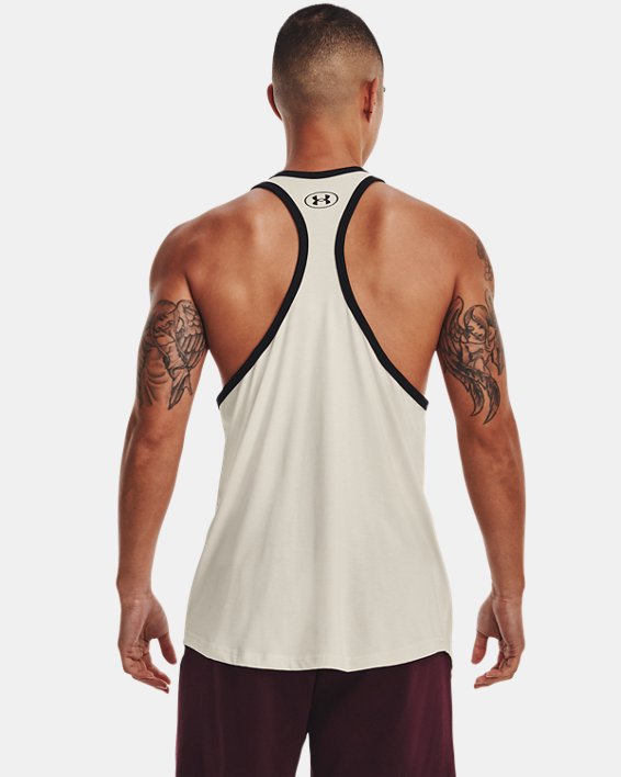 Men's Project Rock Tank in White image number 1